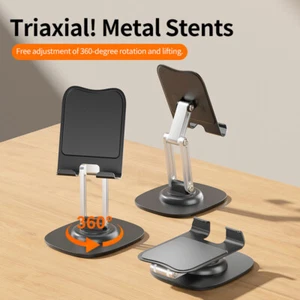 Adjustable Universal Tablet Stand Desk Holder Mount For Cell Phone iPad iPhone - Picture 1 of 15