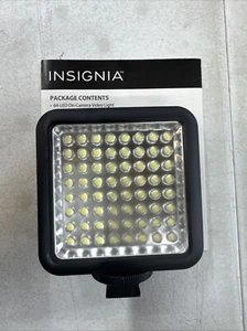 Insignia NS-DVL64C1 Universal 64-LED On-Camera Video Light hot shoe mount - Picture 1 of 3