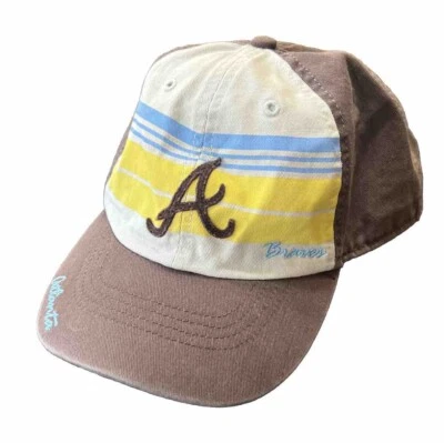 Gorra de béisbol ajustable vintage de los Atlanta Braves MLB Twins Enterprise Foto 1 de 4