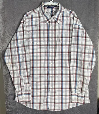 Mens George Strait Pearl Snap Long Sleeve Western Shirt Size 2XL (Please Read) - Image 1 of 4