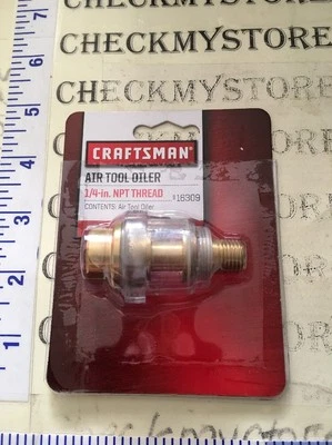 Nuevo engrasador para herramientas neumáticas Craftsman 9-16309, 1/4 pulg. Rosca NPT Foto 1 de 4
