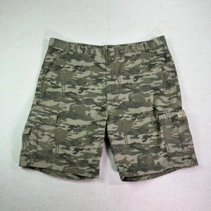 Pantalones Cortos Carga Wrangler Para Hombre 44 Camuflaje Verde Ripstop Ejército Multi Bolsillos 100% Algodón - Imagen 1 de 12