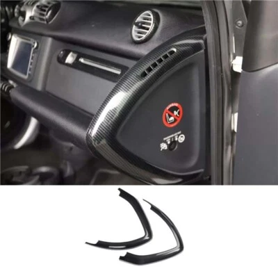 Engranaje de control central ambos lados ajuste ABS fibra de carbono 09-15 para Benz Smart Fortwo Foto 1 de 4