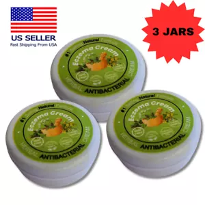 3X Psoriasis Dermatitis Eczema Natural Cream Skin Treatment Ointment FREE SHIP - Picture 1 of 6
