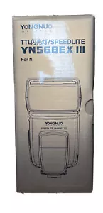 YONGNUO YN-568 EX III TTL Flash Speedlite With High Speed Sync for Nikon - Picture 1 of 12