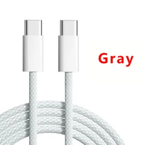 For iPhone 15 Pro Max 15 USB-C to USB-C Cable Fast Charger Type C Charging Cord - Picture 1 of 11