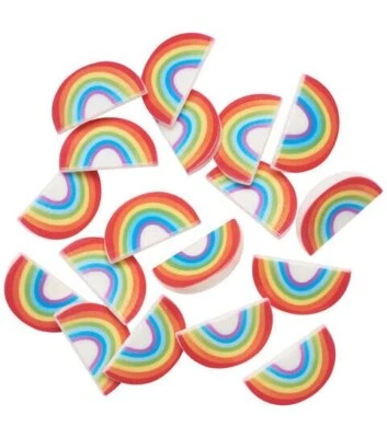 Rainbow Sewing Buttons 18 Count Pack 1" Shank Button New Flair Originals  - Image 1 of 4