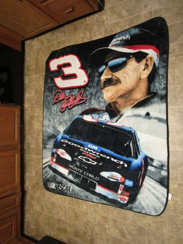 Nascar Dale Earnhardt #3 Goodwrench blanket fleece 58x48 Cover