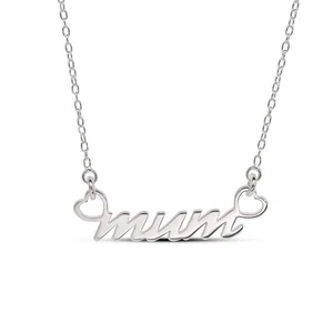 Sterling Silber Mama Anhänger, Muttertag, jeder Anlass, Liebe, Mama Geschenk, 925 - Bild 1 von 6