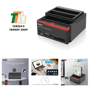 IDE Hard Drive HDD Docking Station Hard Drive Dock Reader, 2.5 and 3.5 Inch E... - Picture 1 of 10