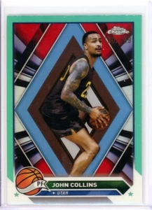 John Collins 2023-24 Topps Chrome Aqua Refractor 130/199 - Picture 1 of 2