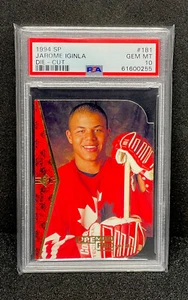 Jarome Iginla Rookie 1994 SP Die-Cut #181 Graded PSA 10 Gem HOF RC Pop 15 Rare - Picture 1 of 2