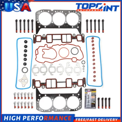 Juego de pernos de junta de culata aptos para Chevrolet C1500 Express Blazer K1500 4,3 L OHV Foto 1 de 4
