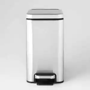 10L Stainless Slim Step Trash Can - Brightroom™ - Picture 1 of 5