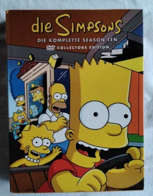 Die Simpsons: Die komplette Season Ten Staffel 10 DVD Box Serie Digibox Schuber - Bild 1 von 4
