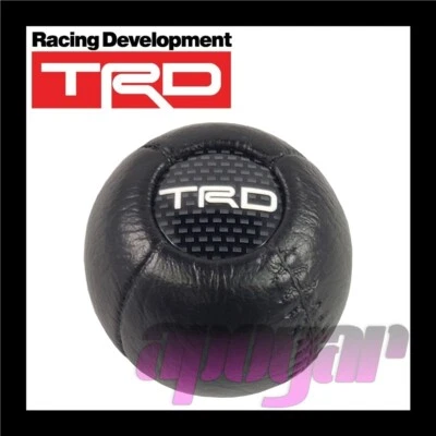 33504-SP006 TRD Black Leather Shift Knob M12 x 1.25 5-speed and 6-speed MT - Image 1 of 4