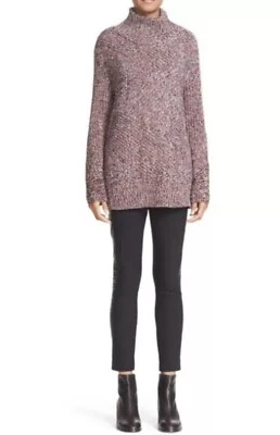 Rag and Bone 女式 Bry 美利奴羊毛混纺模拟领毛衣“无尺寸标签” — 第 1/4 张图片