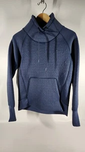 Athleta Jaquard Pullover Womens Jacket - XS - Cowell Neck - Blue  - Picture 1 of 8