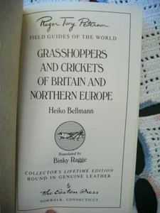 Grasshoppers and Crickets of Europe ( Heiko Bellmann, 1991 Leather Hardcover) - Picture 1 of 11