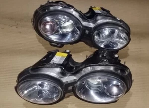  02 TO 08 JAGUAR X-TYPE FRONT HELLA PROJECTOR HEADLIGHTS Pair  - Picture 1 of 6