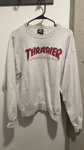 Vintage Thrasher Magazine Crewneck Sweatshirt Grey M - Picture 1 of 4