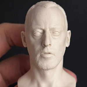 1:6 Leon Head Sculpt Carved For 12" Male Action Figure Body Toys - Picture 1 of 3