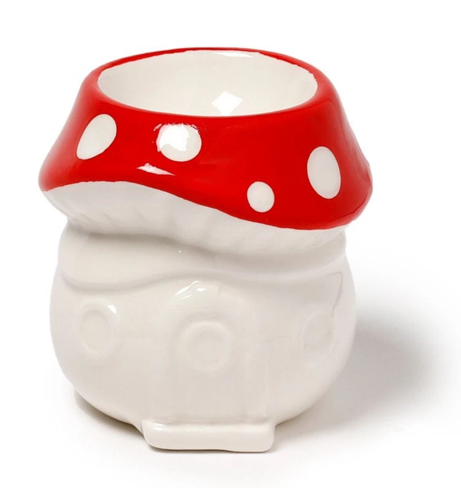 PUCATOR Fairy Toadstool House Ceramic Egg Cup