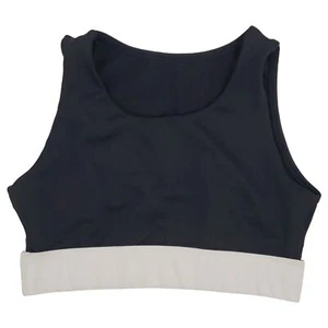 Athlete Body Womens Sports Bra with Cutout Black and White Size Medium - Picture 1 of 5