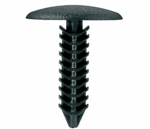 20x Verkleidung Clips Befestigung Klips Halter Universal 6mm Schwarz 178A - Picture 1 of 8
