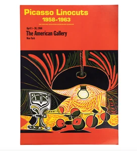Póster con impresión artística litográfica Linocuts de Pablo Picasso 1968 Nueva York 28,5x20 - Imagen 1 de 7