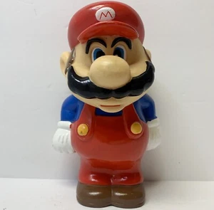 1989 Nintendo Entertainment Applause Mario Plastic Bank 5 1/2" Tall - With Plug - Picture 1 of 6