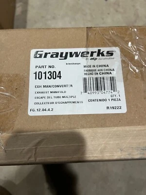 Convertidor catalítico colector de escape Graywerks 101304 ATP 01-05 Honda Civic nuevo Foto 1 de 3