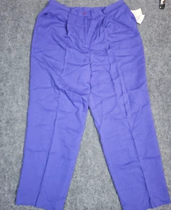 NWT Women’s JM collection Purple Dress pants size 2X NEW - Picture 1 of 8