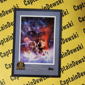 EMPIRE STRIKES BACK 2021 Topps Now Star Wars: Lucasfilm 50 aniversario PR5404 - Imagen 1 de 2