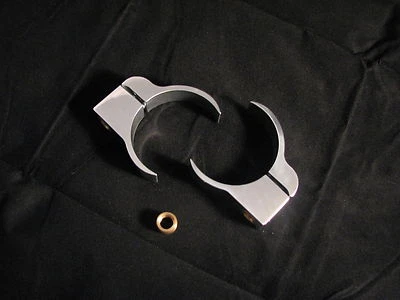 Universale Indicatore per Steli Della Forcella 43mm Blinkerhalterung Supporto - Immagine 1 di 2