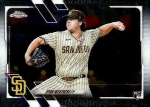 2021 Topps Chrome #97 Ryan Weathers - Picture 1 of 2