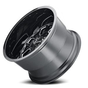 Llanta Mayhem Wheels Cogent 22x10 6x135/139,7 ET-19 106CB negra brillante con fresado - Imagen 1 de 4