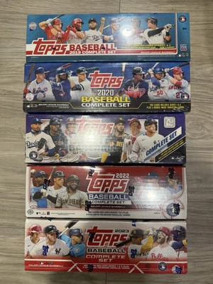 Lote de conjunto lacrado de fábrica Topps 2019 2020 2021 2022 2023 - Imagem 1 de 4