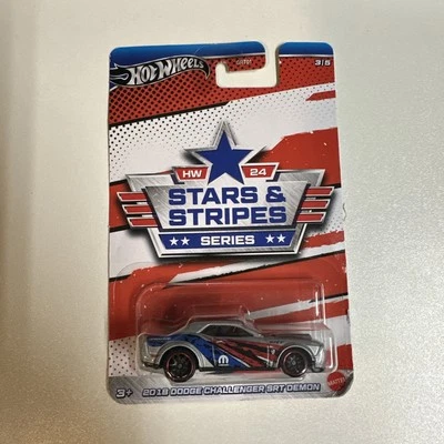 Dodge Challenger SRT Demon 2018 Hot Wheels Stars & Stripes Foto 1 de 2