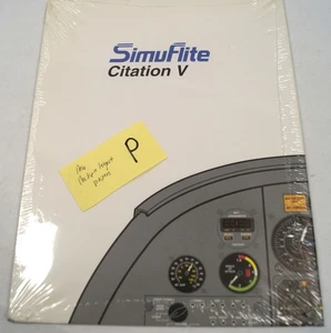 SimuFlite Citation V Cockpit Layout Poster 24"in X 36"in Sealed NEW C243 - Picture 1 of 3