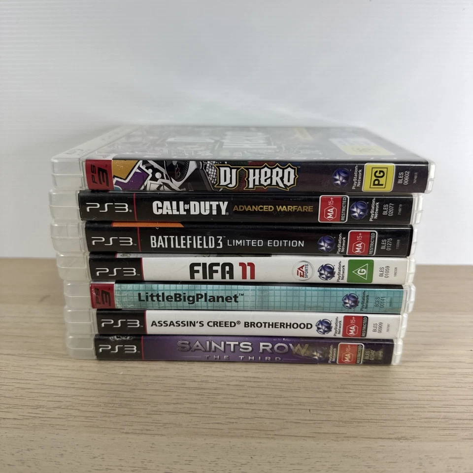 Playstation 3 Bundle Lot 7x Games - 7x PS3 Games - COD, DJ Hero, Battlefield - Image 1 of 4