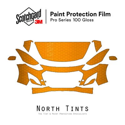 3M PRO Series PreCut Paint Clear Bra Film PPF for Hyundai Elantra GT 2013-2017 - Image 1 of 4