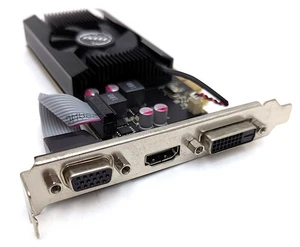 MSI AMD Radeon R7 240 2GB DDR3 Low Profile Graphics Card GPU R7 240 2GD3 64b LP - Picture 1 of 10