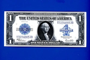 1923 $1 Silver Certificate HORSE BLANKET CRISP HIGHER GRADE NOTE - Picture 1 of 2