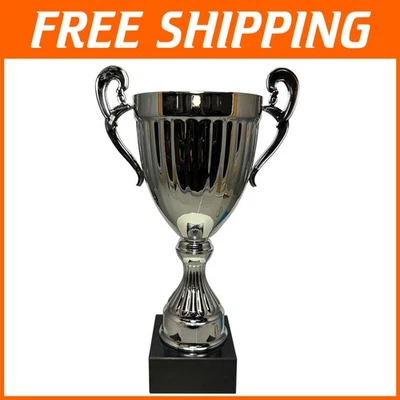 Copa Trofeo Campeón Plata Grande 12 Pulgadas - Elegante Premio para Todas las Competiciones Foto 1 de 4