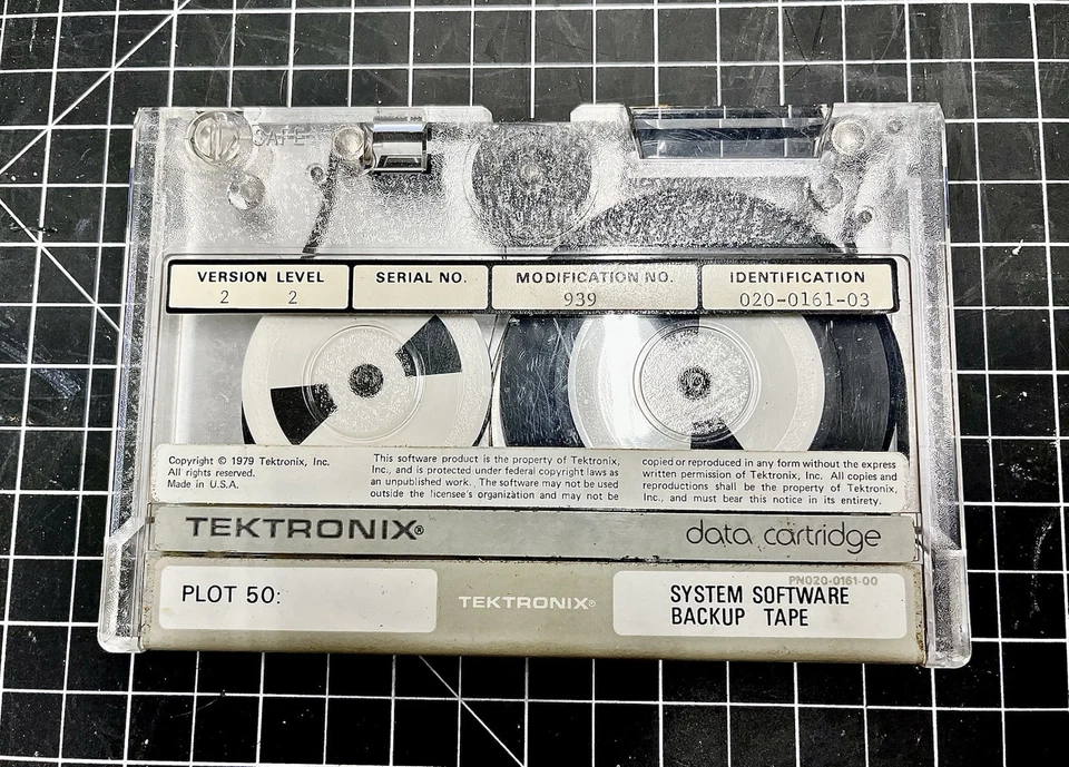 Cartucho de datos de casete Tektronix Plot 50 sistema TEK DEC software cinta de copia de seguridad Foto 1 de 1