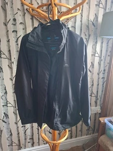 Trespass, Men's Black Waterproof Windbreaker Jacket. Size Large - Picture 1 of 3