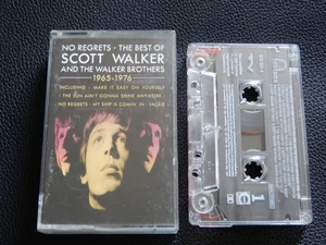 NO REGRETS - THE BEST OF SCOTT WALKER & BROTHERS 1965-1976  CASSETTE TAPE ALBUM - Picture 1 of 6