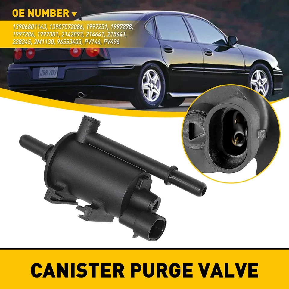 EVAP Vapor Canister Purge Valve Solenoid For 05 1998- Chevrolet Buick GMC Pontia - Image 1 of 4