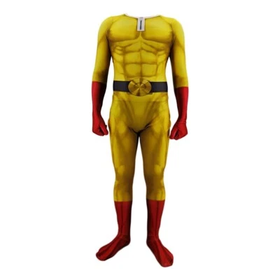 ONE PUNCH-MAN Mono Saitama Disfraz Disfraz Body Halloween Zentai Capa Foto 1 de 4